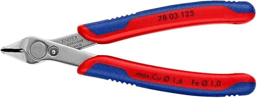 KNIPEX 78 03 125 ESD - Electronic Super Knips®, Tête Polie