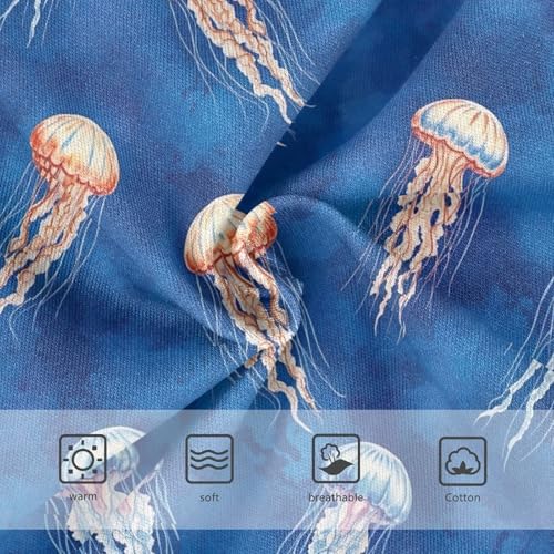 Joisal Jellyfish Tentacles Blue Girls Underwear Toddlers 2t Cotton Cute Panties Girl Designer Briefs Girls Undies3