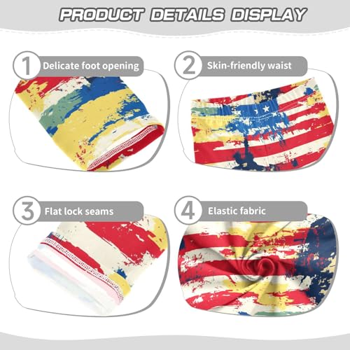 Camouflage American Flag Camo Girls Casual Leggings for Kids Printed Long Pant Bottoms Stretch and Soft3