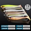 TRUSCEND Swimming or Jigging Fishing Spinners with Two-Way Spinning Spoons System, Top Soft Fishing Lures for All Species of Fish, Widely Used Swimbait for All Waters, Selected Fishing Gifts for Men