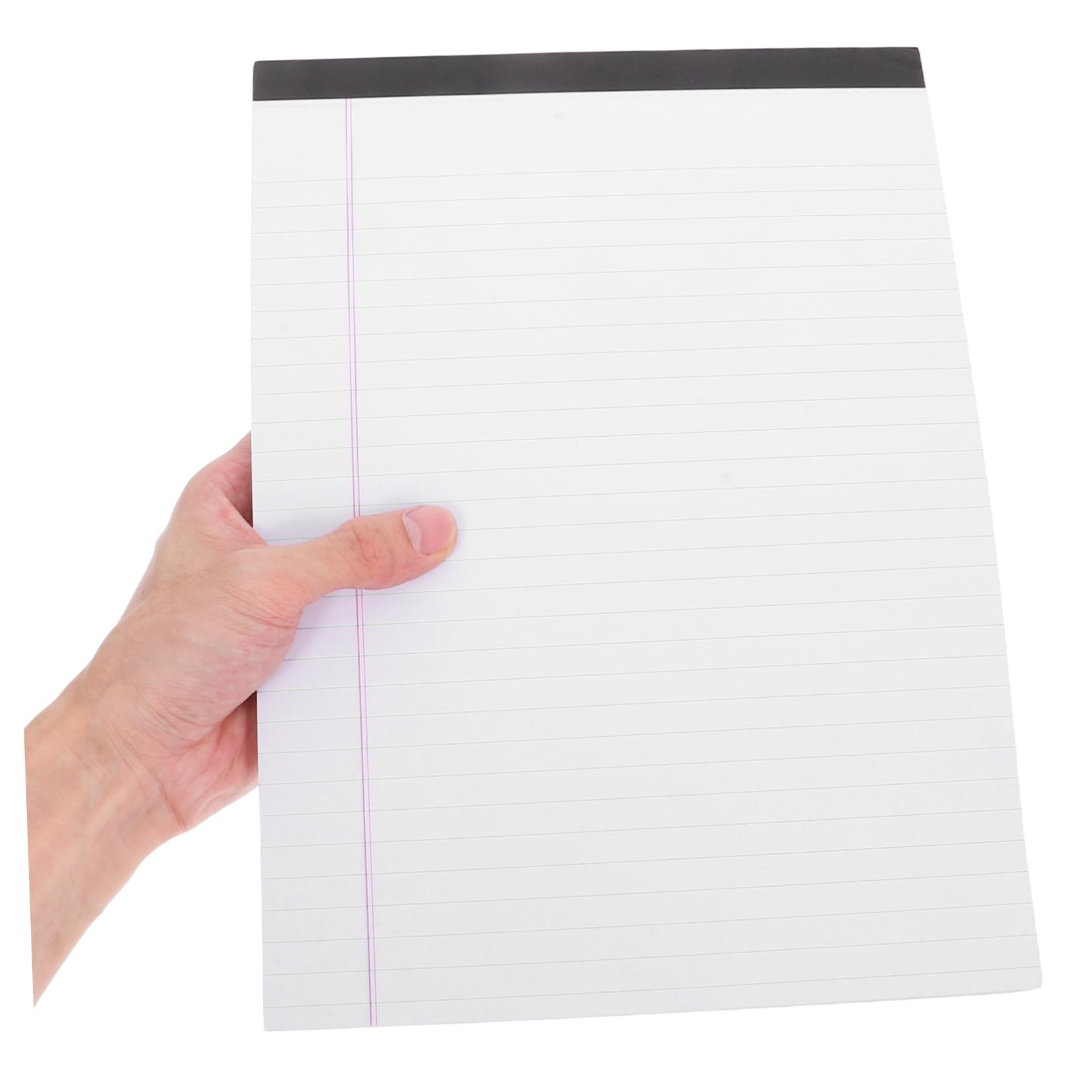 DOITOOL Blocchi Note Legali A4 4 Pezzi Righe Larghe Carta Bianca Resistente a Perdita D'inchiostro per Appunti Scuola Ufficio