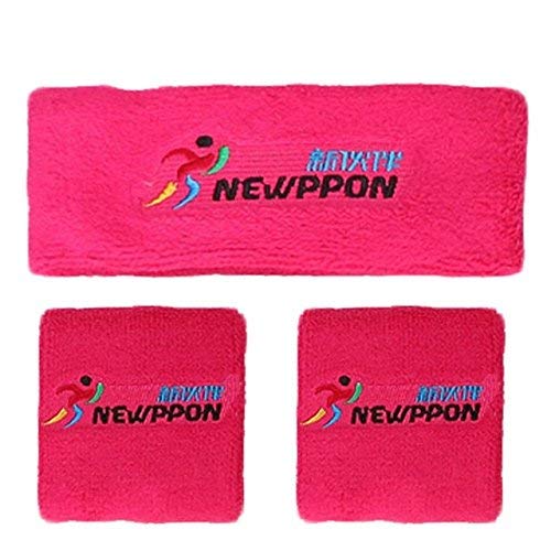 3nh 3NH® Sports Wrist Knee Sweatband Tennis Cycling Bands Three-Piece Suit-Parent : Pink-picture-1