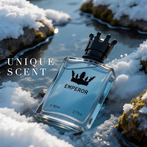 Image of AFLUXE Emperor Eau de Parfum for Men, Long Lasting Aromatic Citrus Woody Cologne, Elegant Mens Fragrance, 2.7 fl oz (80 ml)