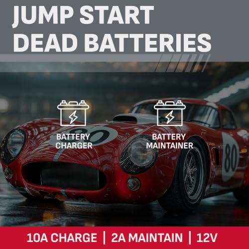 Image of Schumacher Electric 6A Car Battery Charger & Maintainer, 6V /12V - SC1281