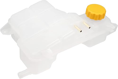 X AUTOHAUX 1 juego de tanque de depósito de radiador de refrigerante 42359072 botella de expansión de desbordamiento de refrigerante con tapa para