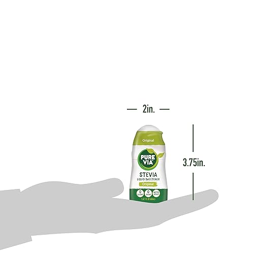Miniatura 4 de Pure Via Stevia líquido gotas de Stevia Stevia líquida sustituto de azúcar 16 onzas paquete de 12
