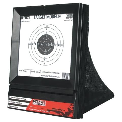 Swiss Arms' Portable Target with Net Disc Box with Paper Targets For Airsoft Guns, 200619 Cover