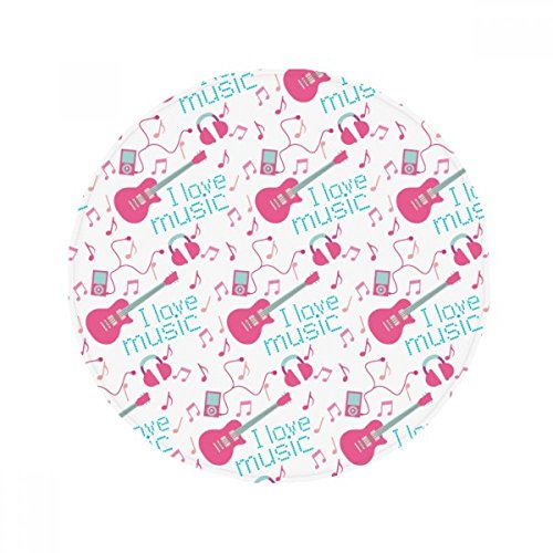 Tapis guitare rose bleu 80cm cadeau idéal pour musiciens