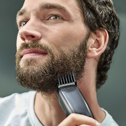 Foto von Philips Barttrimmer BT5515/15, Testsieger Stiftung Warentest, Bartschneider, 40 Längeneinstellungen, gleichmäßiges Trimmen dank Lift & Trim System, selbstschärfende Metallklingen, 90min Akkulaufzeit