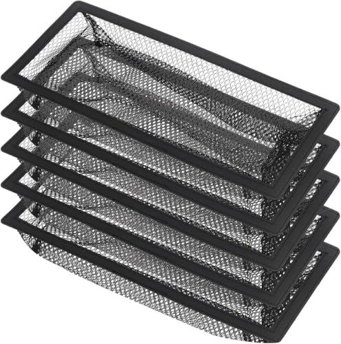 Image of Floor Register Cover Trap, Floor Air Vent Cover Screen for Home Air Vent Filters 5-Pack Floor Vent Mesh Filters Net Trap (6 x 14 Inch)