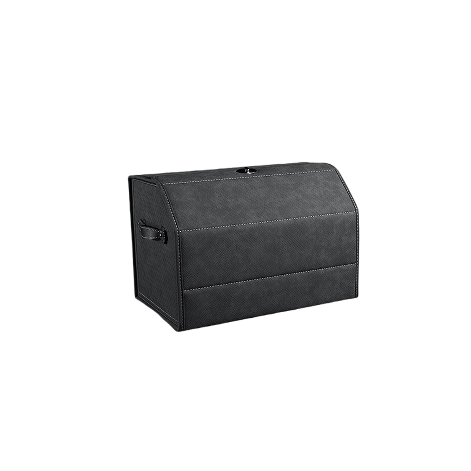 FYIYIEW car boot organiser, Car Organizers and Storage | Trunk Suede Leather Box | Collapsible Organizer
