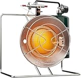 CAMPLUX Portable Outdoor Propane Heater 15,000 BTU, 1lb Propane Outdoor Gas Heater with Frame Handle for Camping, Garage, Ice Fishing and Patio