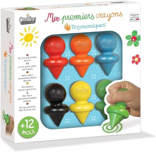 Créa Lign - Coffret Loisir Créatif - Mes premiers crayons - Dès 12 mois - CL175