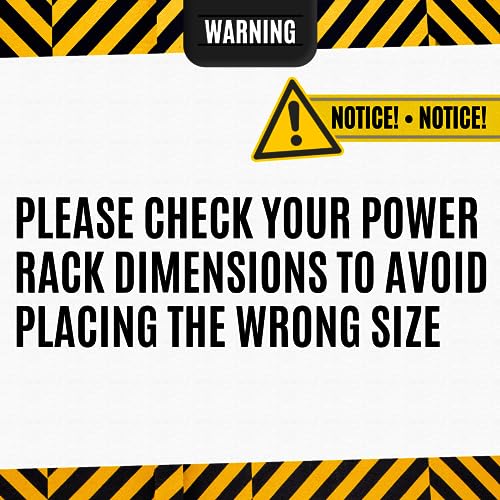 Yes4All Olympic Weight Plate Holder Power Rack Attachment For 3X2 Inch Power Rack - Compatible Only With 2” Olympic Weight Plates #TOP1
