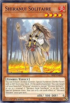 Yu-Gi-Oh! - Shiranui Solitaire - SR07-EN018 - Common - 1st Edition - Structure Deck Zombie Horde