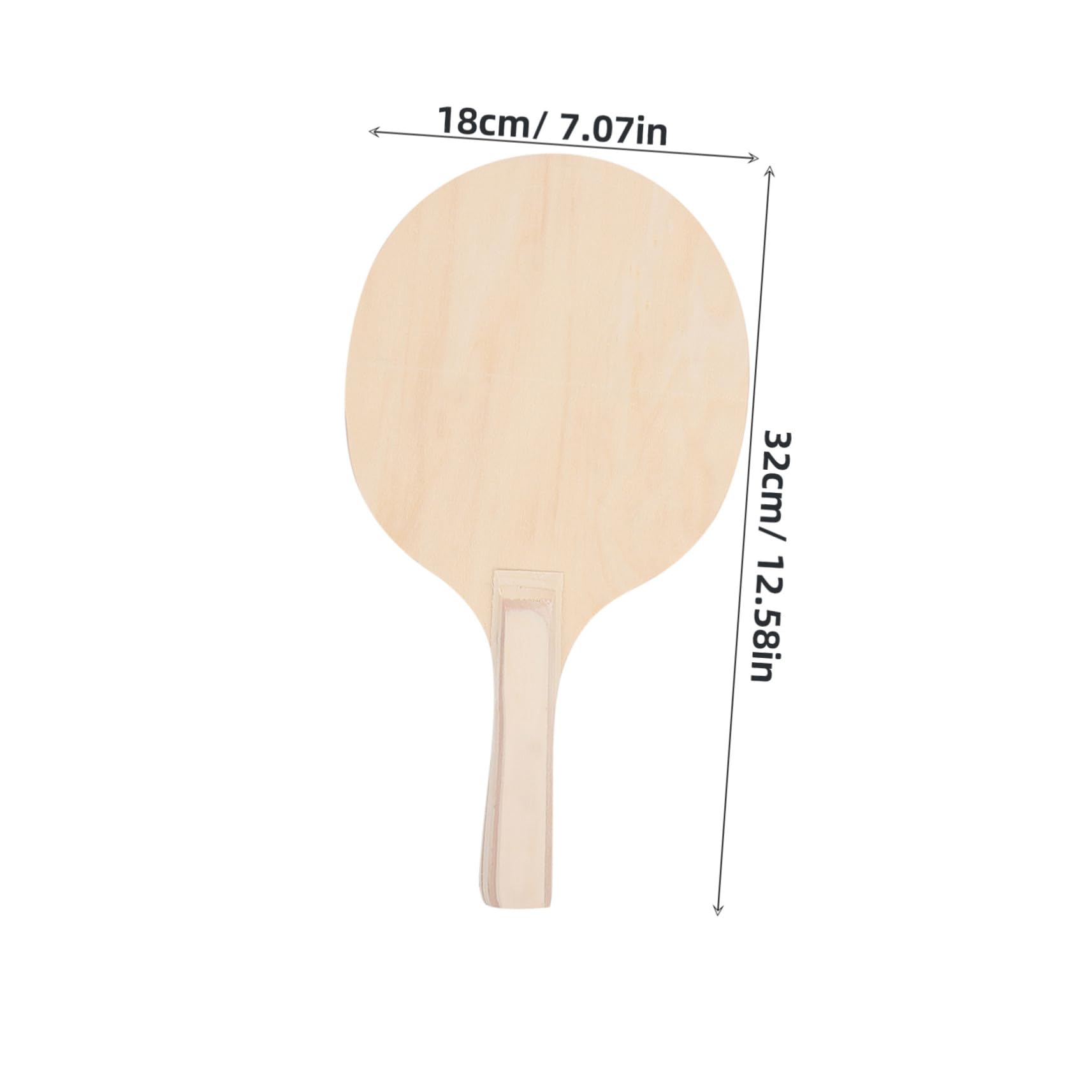 4pezzi Racchette da Spiaggia in Legno Naturale Resistenti Racchette da Badminton per Gioco all Aperto in Marrone Adatte Ragazza Adolescenti e Adulti per Allenare Coordinazione
