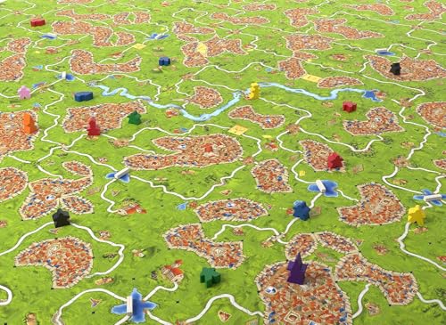 Image of Asmodee Carcassonne Board Game Big Box (2022 Edition) - Complete Base Game and 11 Expansions for Ultimate Variety, Medieval Strategy Game for Kids & Adults, Ages 7+, 2-6 Players
