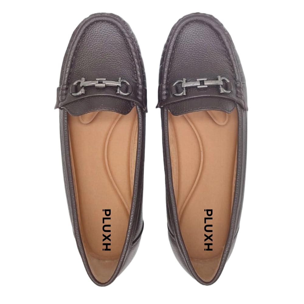 pluxh Women Non Slip Lightweight Formal Bellies Flat-picture-43