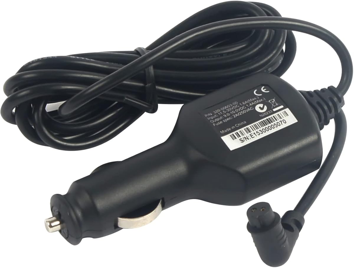 DAGIJIRD Car Charger Power Cord for Garmin GPS Rino 610 650 655t, GPS Charger Cable Vehicle Power Charging Cable