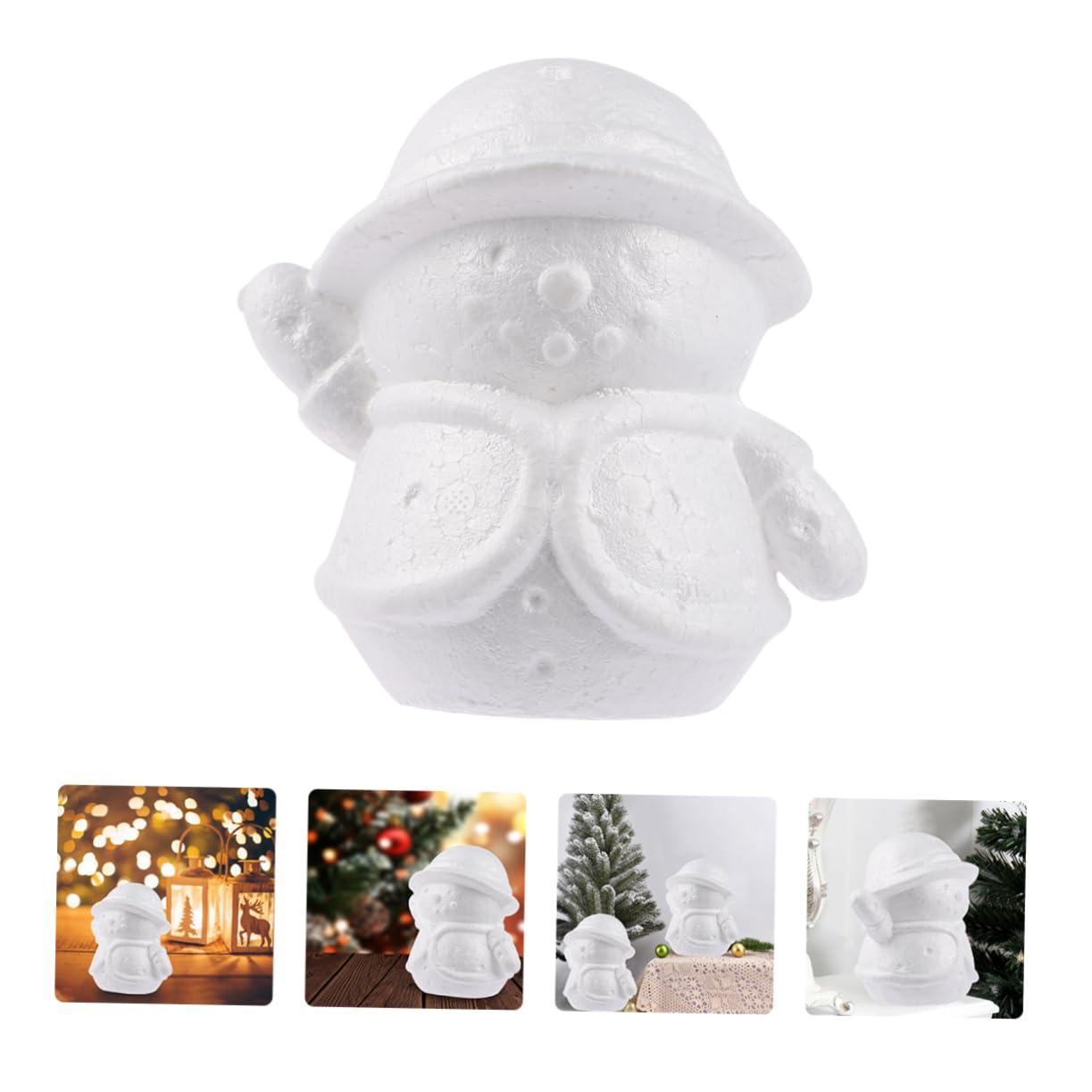 HAPINARY Schneemann-Bastelset - 2-teilige Form Für Weihnachtliche Dekoration