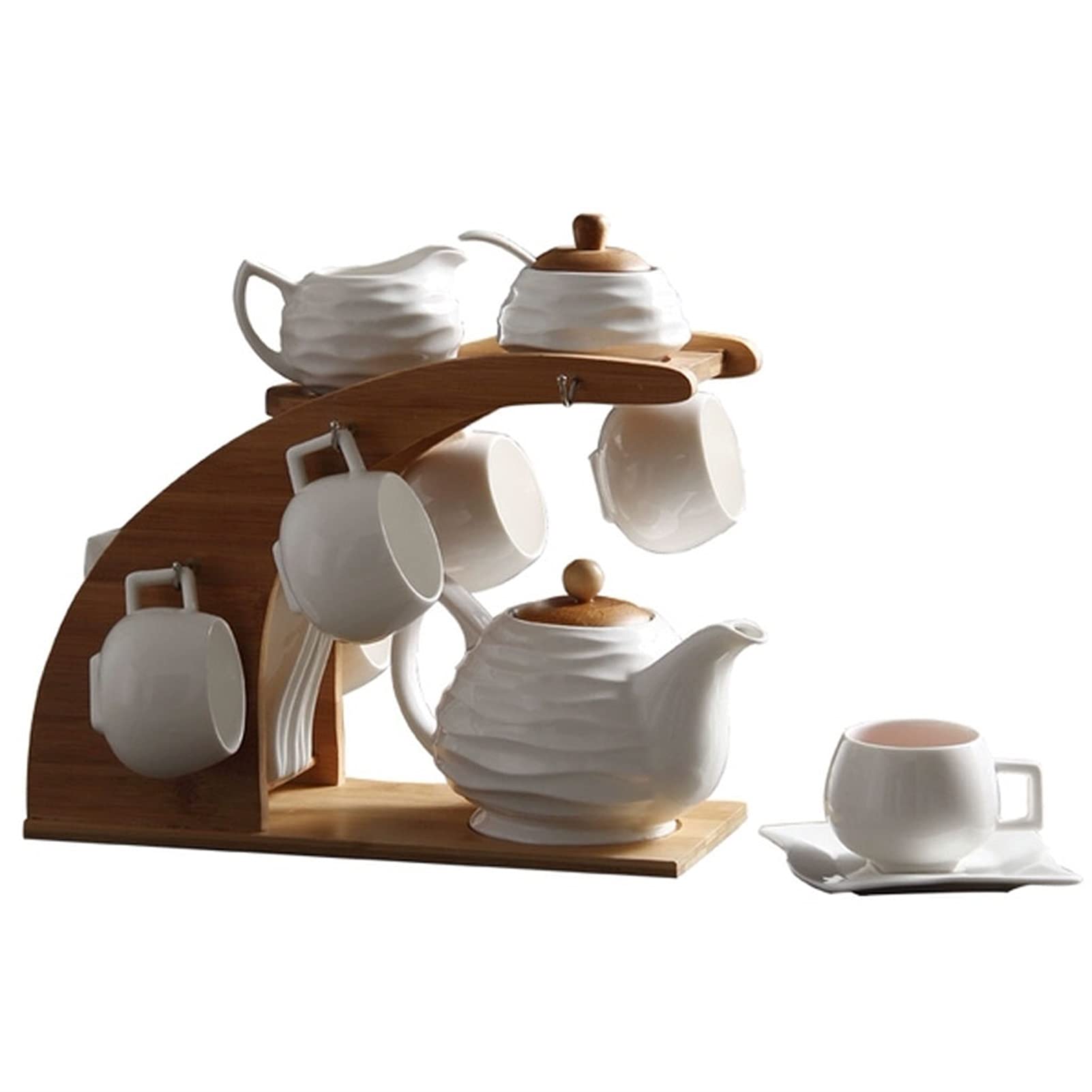Tazze da caffè Set da Regalo Tazza di caffè Set da caffè Set da Sposa Ceramica Pure Bianco Bianco Pomeriggio Pomeriggio Set da tè Tazza da tè Set di Tazze da caffè