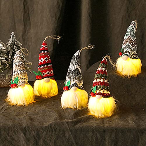 Bseical 5 Stück Weihnachtswichtel Weihnachtsmann Gnom Plüsch...