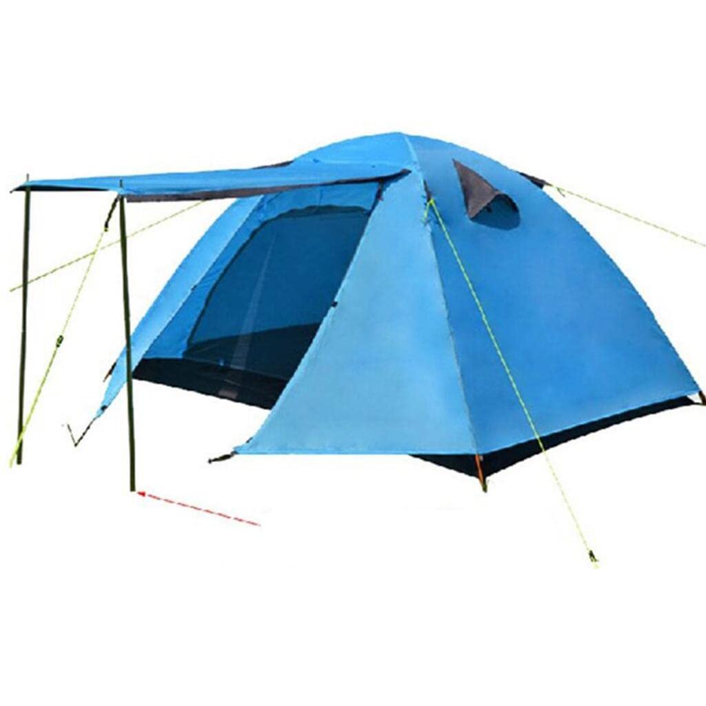 CALANDIS® 2Pcs 4 Section Tarp Shelter Canopy Tent Awning Support Rod Porch Iron Pole-image-27