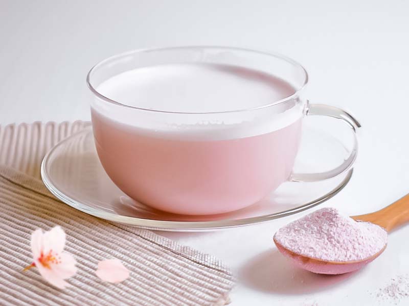 Amazon.com : YAMASAN KYOTO UJI Sakura Latte -Creamy and Aromatic