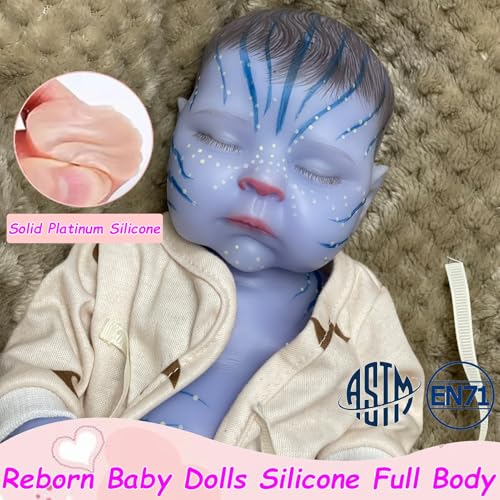 Muñeca bebé de silicona realista de 13 pulgadas miniatura 3