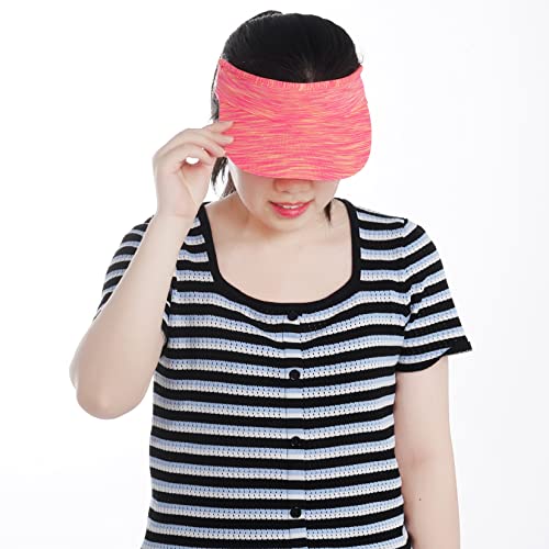 Rbenxia 4 Pieces Of Visor Caps Adjustable Sun Visor Hats Elastic Sport Headband Visors For Women And Men (Gray, Pink, Purple, Green) #TOP5