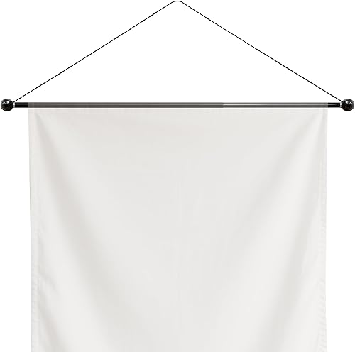 Miniatura 1 de Tapiz colgante telescópico para colgar tapices estéticos para habitación, decoración escalable para colgar en la pared, barra (17-32 pulgadas,