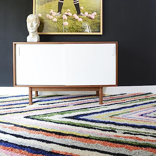 Novogratz BUNGLBUN-4MTI2380 By Momeni Bungalow Multicolor Notch Runner Area Rug 2'3 Inch X 8'0 Inch thumb #1