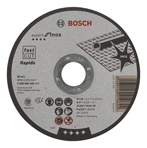Bosch Accessories Rapido / 2608600549 Disque à tronçonner 1 x 125 mm