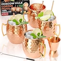Algopix Similar Product 8 - Benicci Moscow Mule Copper Mugs  Set
