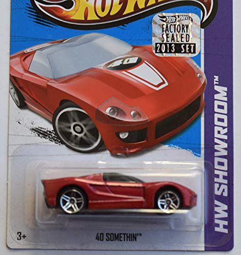 Hot Wheels 1:64 Scale die cast Showroom rojo 40 Somethin miniatura 2