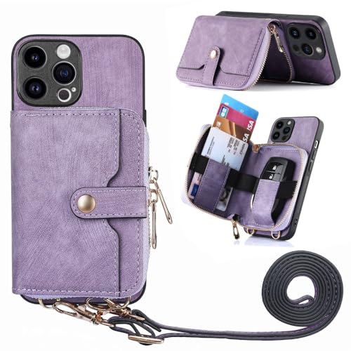 Coque portefeuille pour iPhone 13 Pro évitant les chutes et pertes de cartes