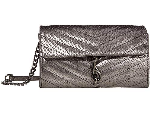 Rebecca Minkoff Edie Wallet On Chain Anthracite One Size