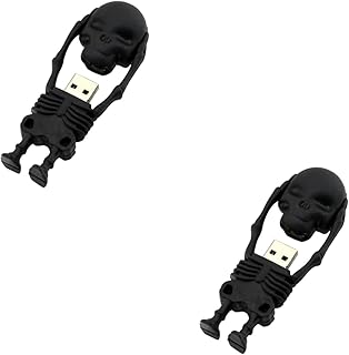 PartyKindom 2Pcs U Disco USB Drive Flash Drive USB Memory Stick Pen Drive 16Gb Pen Drive USB Stick De Memória De Velocidade Jump Drive Para Backup 16Gb Flash Memory Stick 4G Crânio