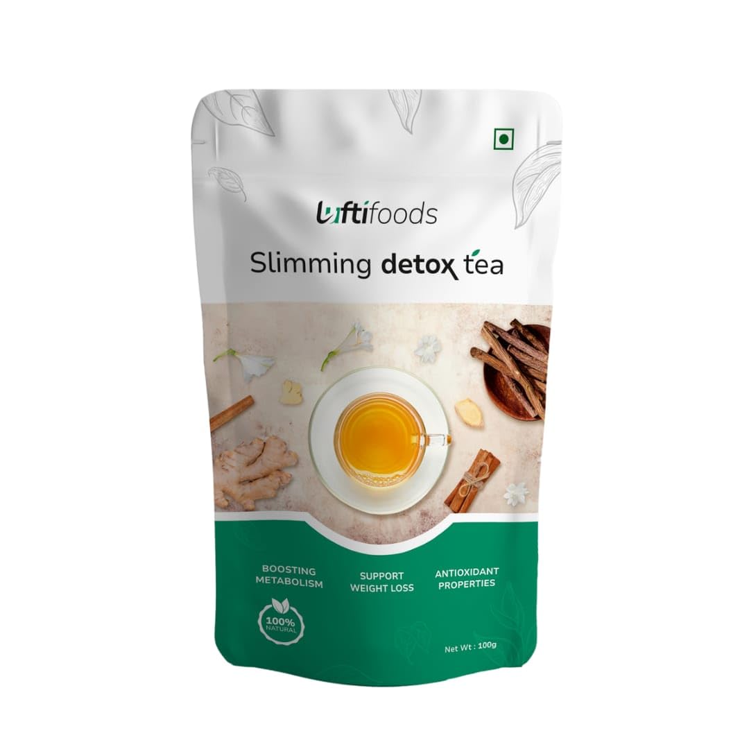 Luftifoods Slimming Tea : Natural Wieght Loss and Detox/Energy Booster/Green Tea Herbal Blend/Reduce Bloating & Improve Digestion/Boosts Metabolism, Energy/GMO-Free/ 100g Loose Leaf Tea (B0CLD9HDYV) Amazon Price History, Amazon Price Tracker