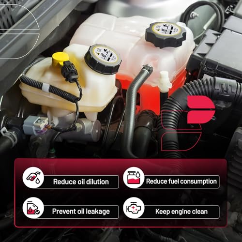 Image of BDFHYK Engine Coolant Expansion Reservoir Overflow Tank Compatible with Mazda Tribute, Compatible with Mercury Mariner Escape 3.0L V6 2001 2002 2003 2004 2005 2006 Replace 603-205 DAKG-1L8Z8A