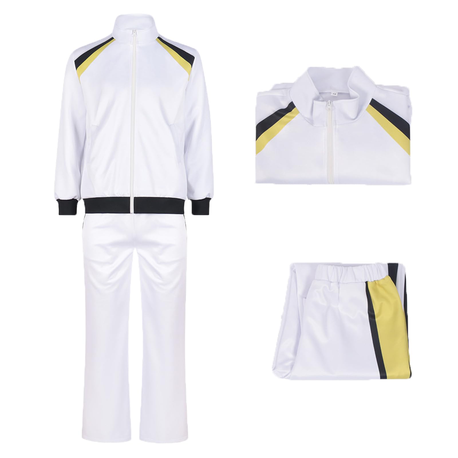 FiamllHaikyuu Cosplay Nekoma Karasuno Uniform Kotaro Bokuto/Akaashi Keiji Cosplay Sportswear Volleyball Jacket Trousers Costume Full Set