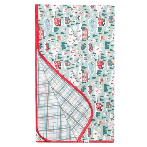 Image of Copper Pearl Jumbo 3-Layer Baby Blanket: Soft Baby Quilts for Boys and Girls | Breathable, Cozy, Toddler Blanket | Baby Quilt for Newborns | 60x72 Premium Material | Snowy Slopes