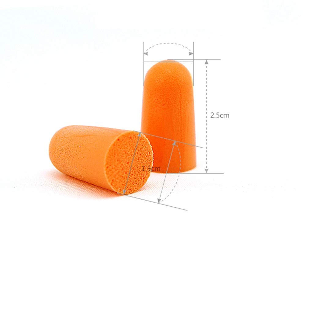 Earplug Súper insonorizadas sueño Anti-ronquidos Estudiante Lateral del sueño Anti-Ruido de la fábrica de artefactos Trabajo contra el Ruido (Color : 100 Pairs, Size : M)