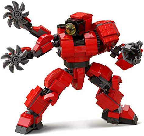 Locore Original MOC Mech Crimson Typhoon Building Blocks Robot Series Construction 465 Pcs