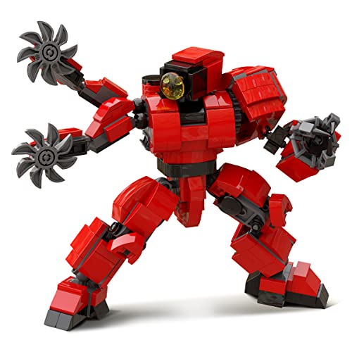 Locore Original Moc Mech Crimson Typhoon Building Blocks Robot Series Construction 465 Pcs #TOP16