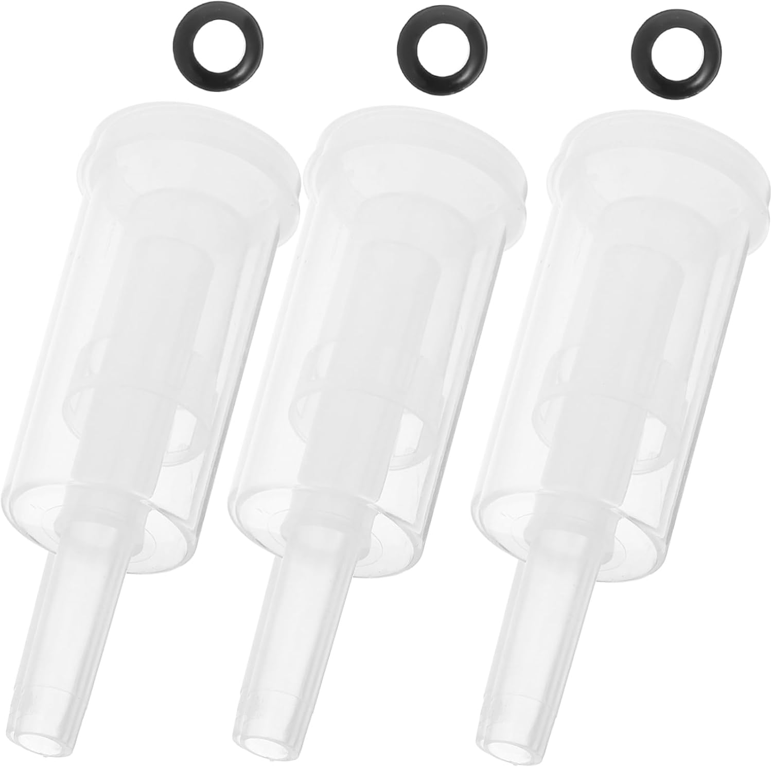 3sets Air Locks Reusable One Way Check Valves for Home Brewing Wine Beer Fermentation Easy to Clean Kit with Seals 6pcs*3