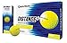 TaylorMade 2018 Distance+ Golf Ball, Yellow (One Dozen), Large