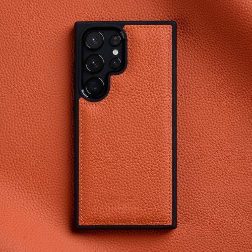 Coque Samsung S24 Plus antichoc orange pour éviter les fissures