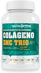 Apisnutri Colágeno Zmc Trio Verisol + Tipo I + Tipo Ii 1250Mg (120 Caps)