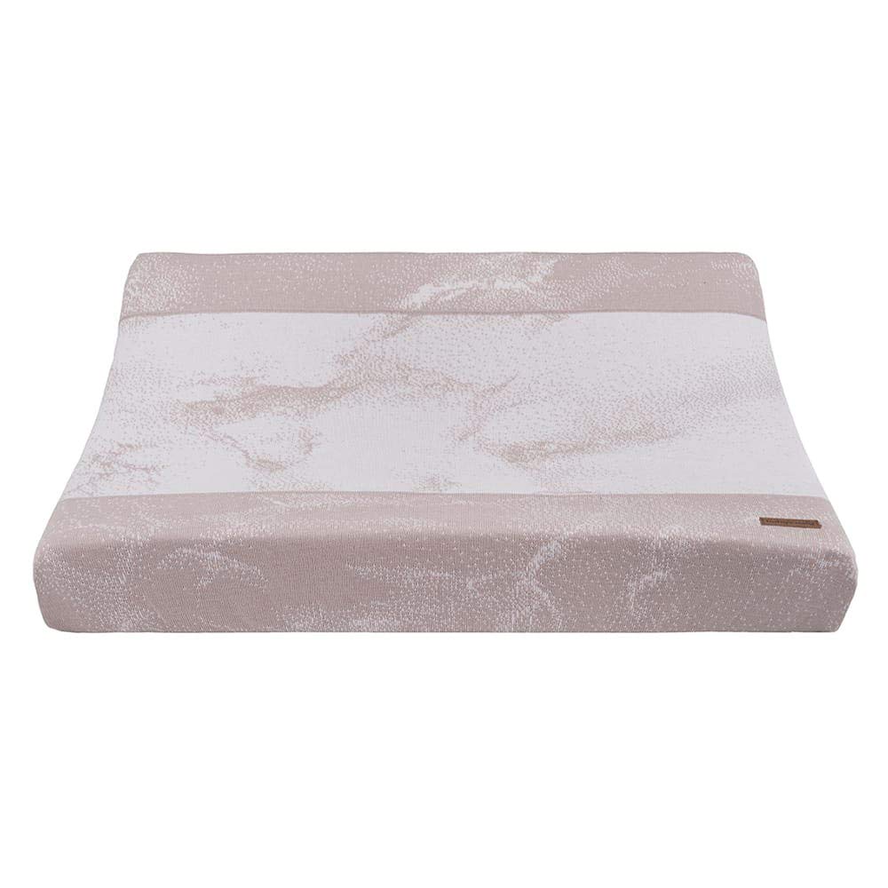 Baby's Only - Housse matelas à langer Marble - Vieux Rose/Rose très Clair - 45x70 cm